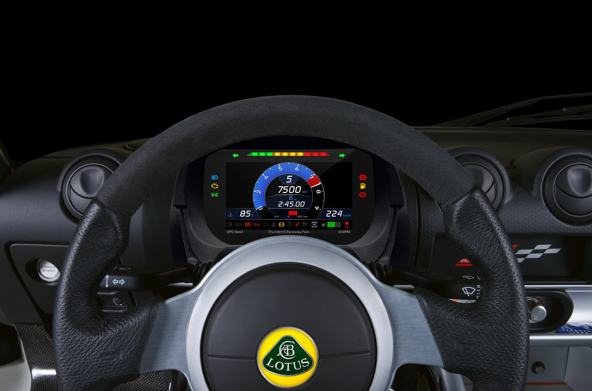 ZOOM ENGINERING 】カーボンモナコミラーLOTUS ELISE モナコミラー240
